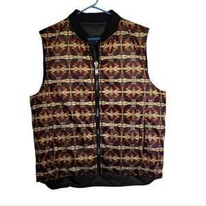 Pendleton Aztec Printed Down Puffer Vest